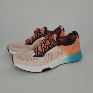 READ Kuru Flux Knit Sneakers Sz 7.5 Women's Trainers Multicolor White Peach Blue